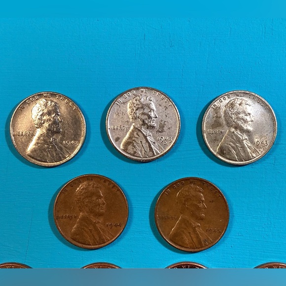 ⚫️ Vintage - All 3 Mints - 1943 Steel Pennies - War Time Wheaties - Collectible - Picture 9 of 15